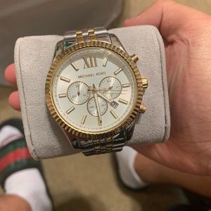 Michael kors watch 2 tone gold and silver